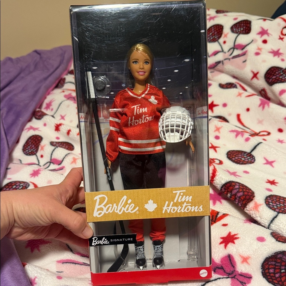 Barbie Tim Hortons Red Hockey Outfit Doll